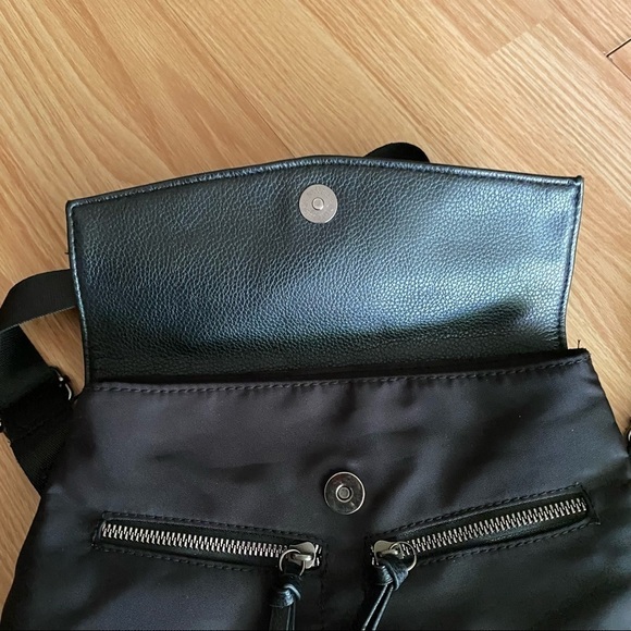 Botkier New York Black Clasp Zip Nylon Backpack - Picture 5 of 8